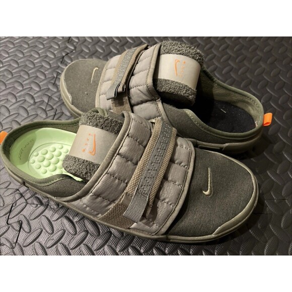 New Nike Offline Mule Slides Mens Army Olive Green Sz 13 CT2951-300 N.354 - Picture 1 of 7